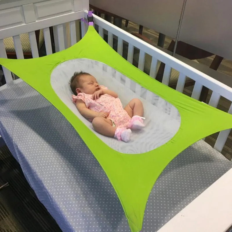 

Newborn Baby Swings 130*80cm Baby Detachable Protable Folding Crib Fabric 5 Colors Sleeping Bed for Baby 0-9 Months