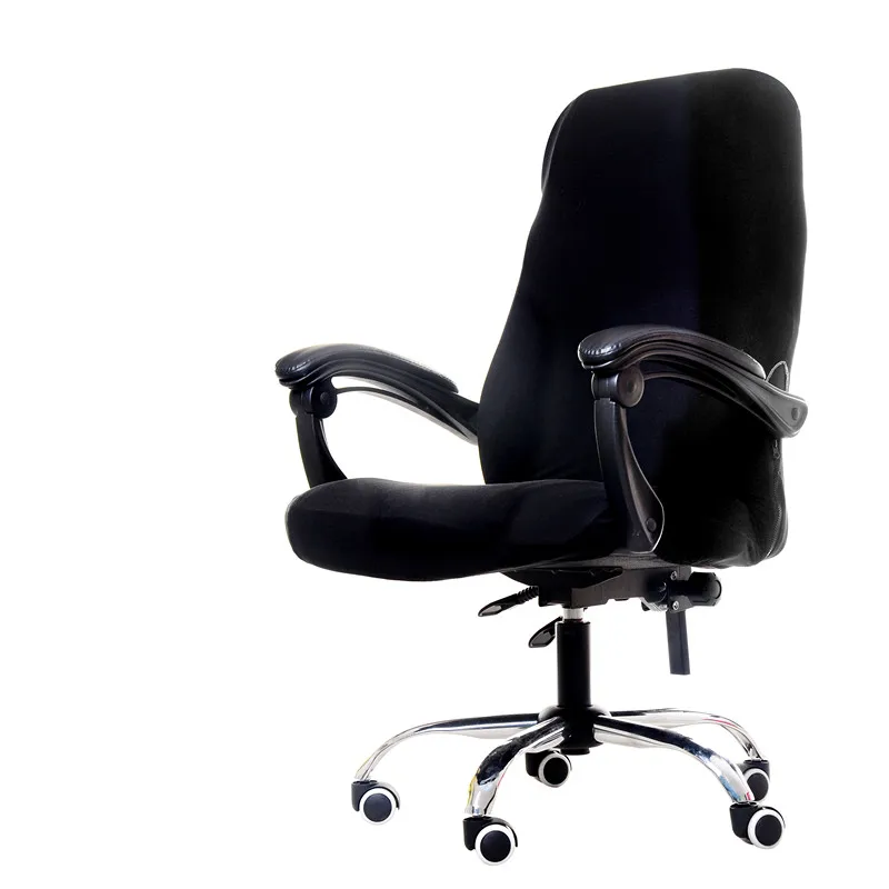 Современный спандекс чехол на компьютерное кресло из полиэстера и эластичной ткани чехол для офисных стульев 7 цветов 3 размера легко моющийся съемный - Цвет: 11