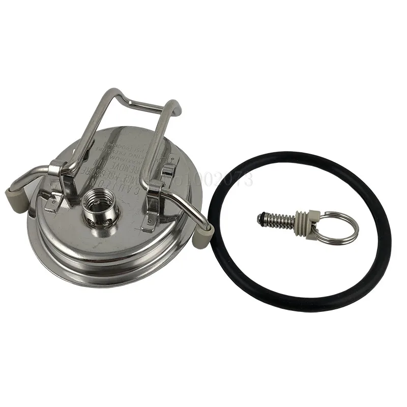 2pcs Cornelius Corny Keg Lid with O-Ring & Pressure Relief Valve Ball Pin Soda Keg - Draft Home Brew Beer Hobbyist (6)