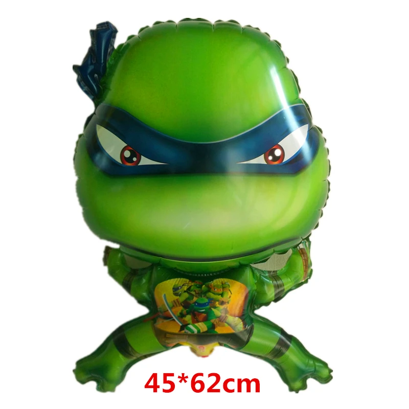 

3D Teenage Mutant Ninja Turtles Aluminium Foil Balloons Cartoon Characters Ballons Children Classic Toys Party Decorations