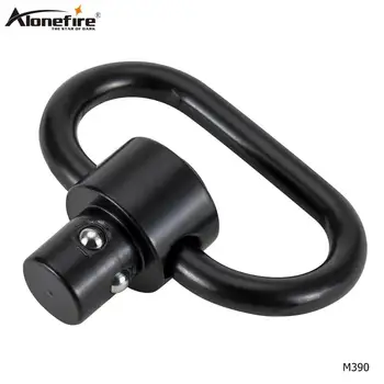 

AloneFire M390 Heavy Duty Push Button QD Rifle Sling Swivel Mount Adapter 1.25-Inch Loop hunting