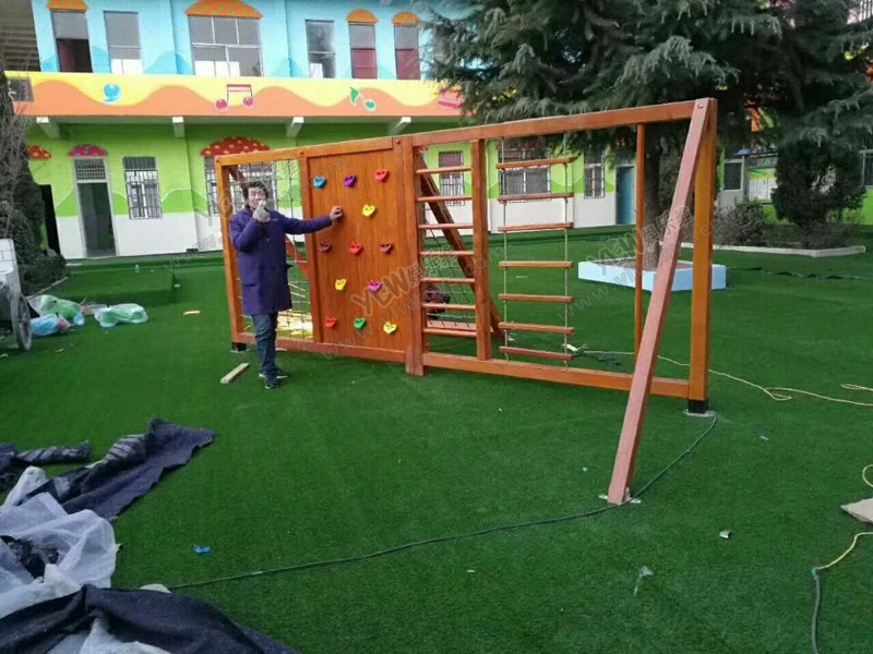 Экспортируется в Румынию Antirot Kindergarten/Школа деревянная игровая площадка оборудование CE/TUV/ISO сертифицированных детские игры на свежем воздухе объектов