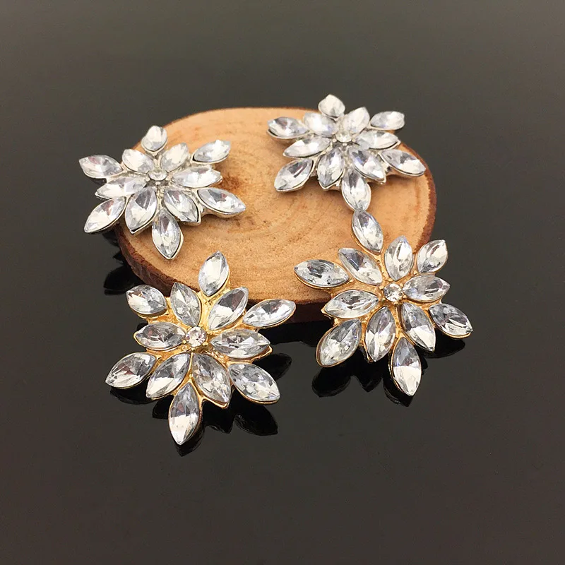

Hot Sale wholesale 20pcs/lot rhinestone Button diamond Wedding Button crystal DIY hair decoration Accessories YC91