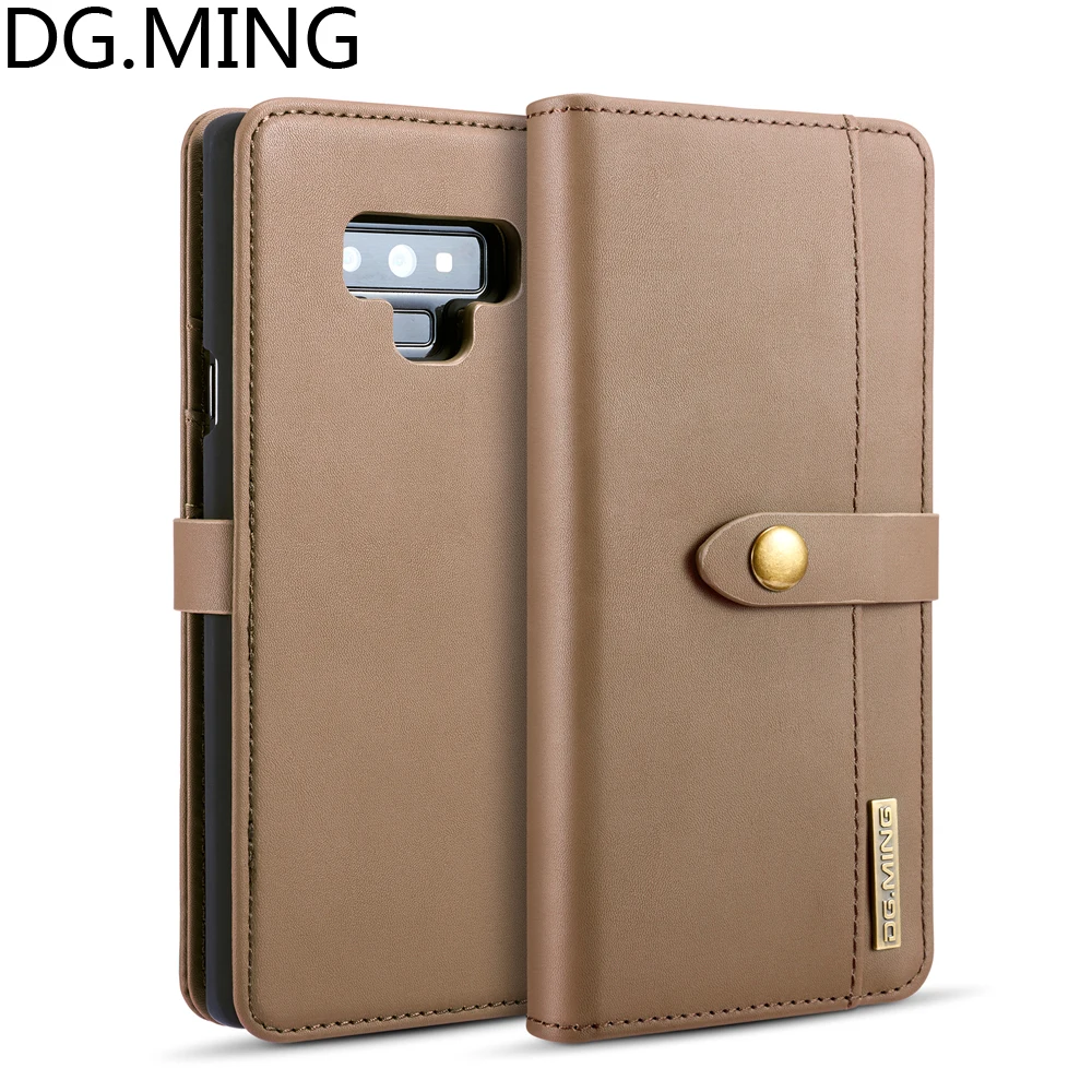

Notepad style Card Wallet Phone Cases for Samsung Note 9 N960F Case PU Leather Split Magnetic PC Back Cover for Galaxy Note9