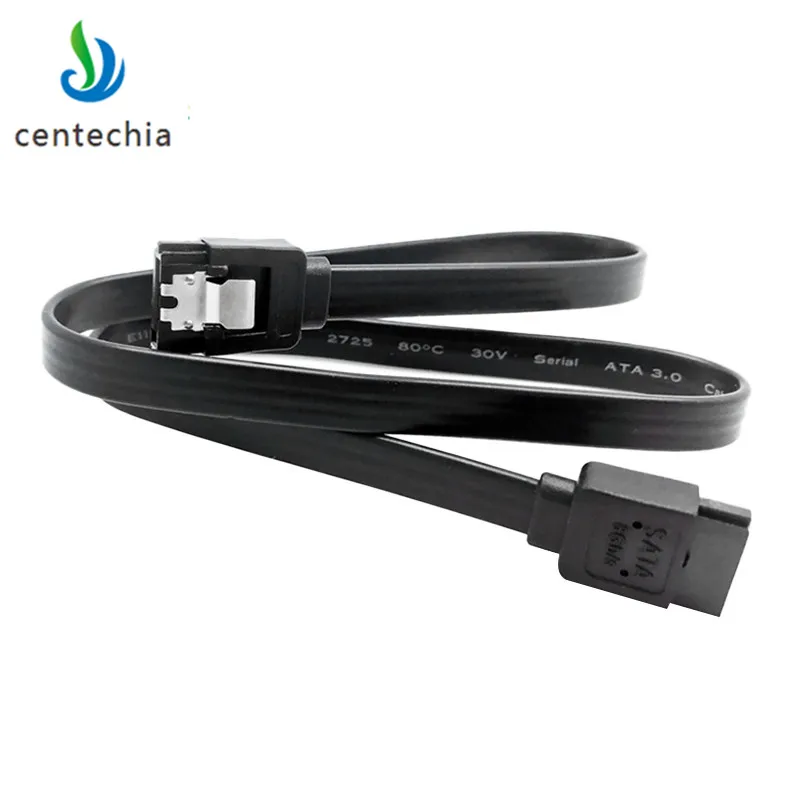 

Centechia 6Gb/s SATA 3.0 Serial HDD Hard Drive Disk Signal SATA Data Cable SATAIII cables 45cm