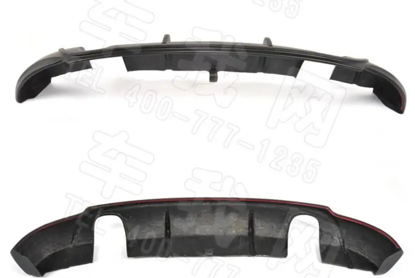  JIOYNG ABS PRIMER CAR REAR BUMPER LIP  AUTO REAR DIFFUSER COVER FOR Vw Volkswagen POLO 2011 2012 20