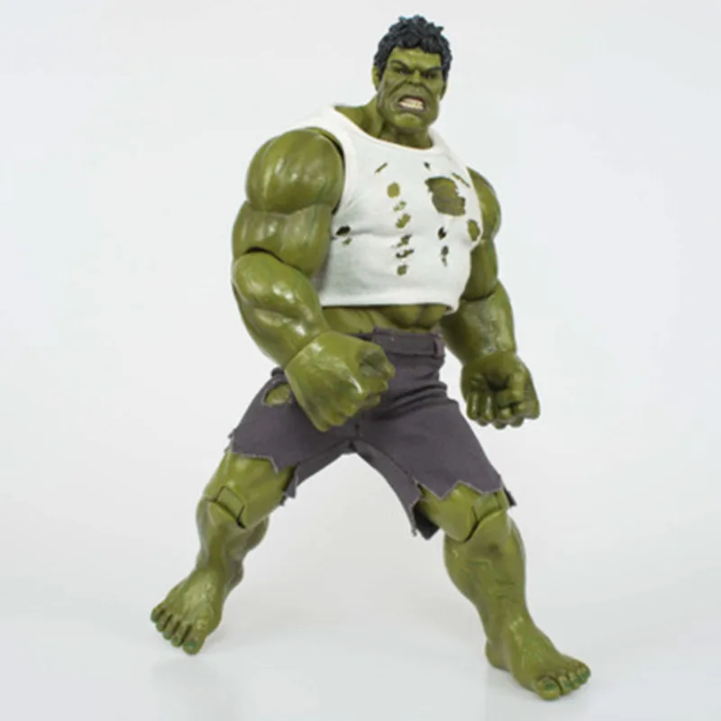

NEW hot Marvel Comics 26cm the avengers Super hero hulk movable action figure toys Christmas gift doll For Kids