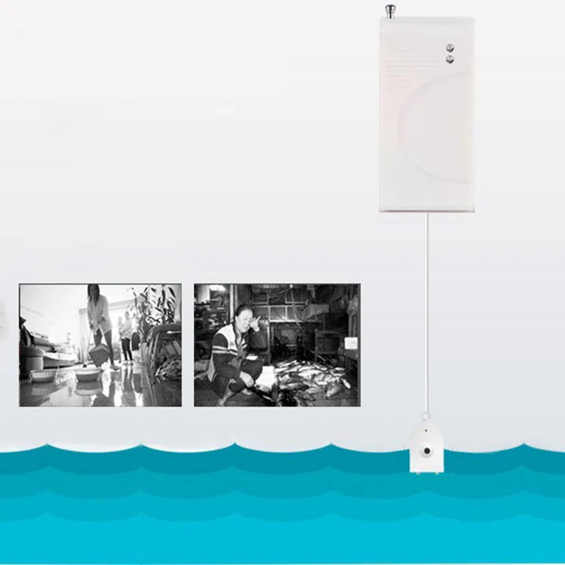 433MHz Wireless Water Leakage Alarm Sensor 6