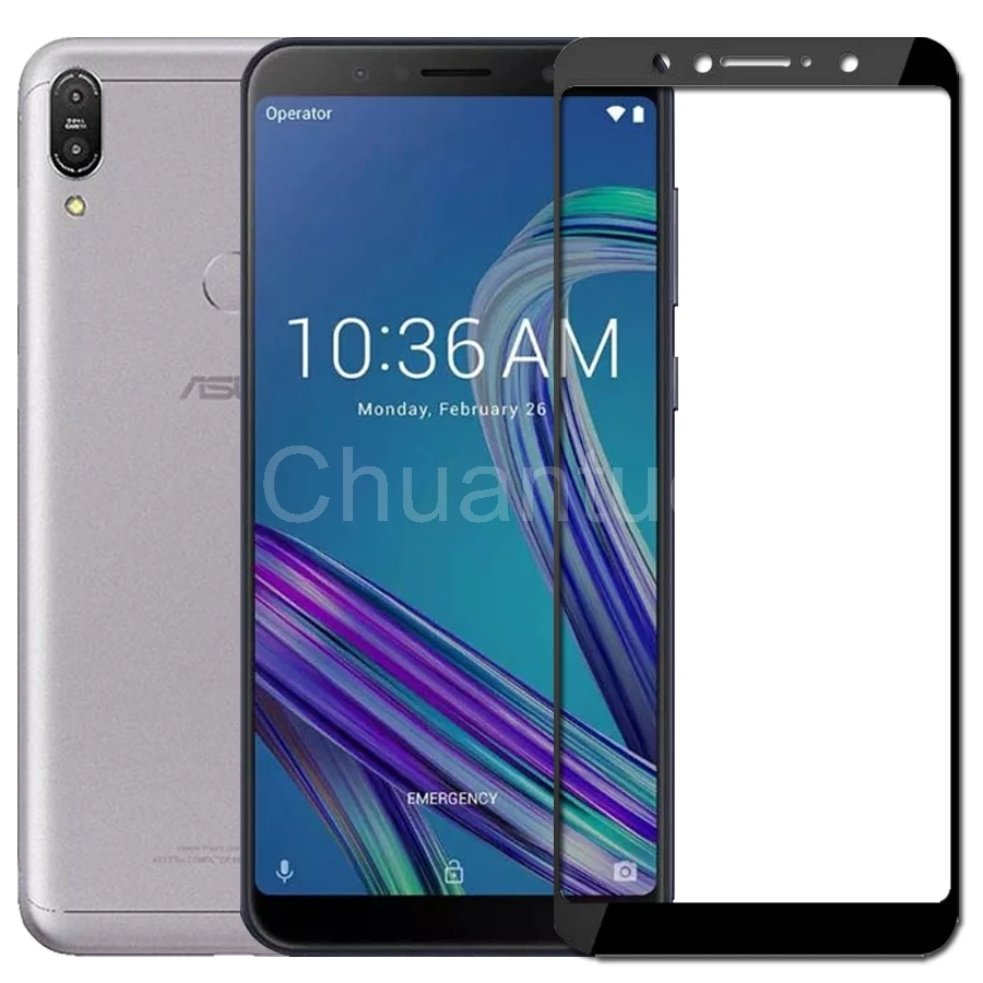 

75 Pcs/Lot 2.5D Premium Tempered Glass for Asus Zenfone Max Pro M1 ZB601KL/ZB602KL Full Cover Screen Protector Protective Film