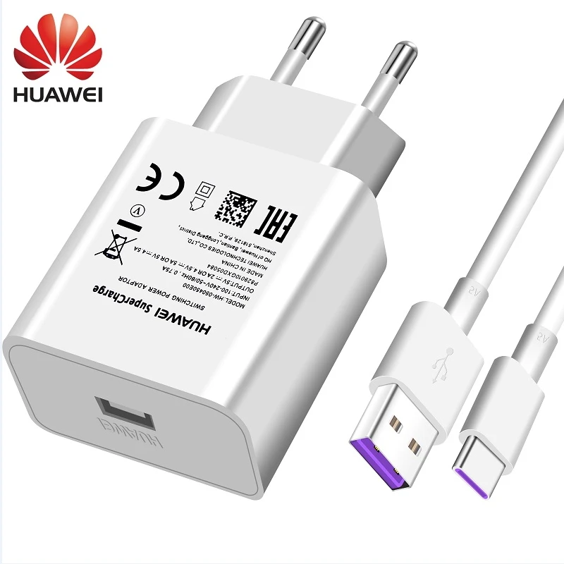 Huawei P20 Pro Lite USB Charger Wall Travel SuperCharge Fast Original