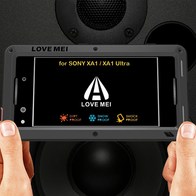 XA1 Ultra LOVE MEI Aluminum Metal Shockproof Case For Sony Xperia XA1 Cover Armor Powerful Life Waterproof Case Fundas with Glas XA1 Ultra LOVE MEI Aluminum Metal Shockproof Case For Sony Xperia XA1 Cover Armor Powerful Life Waterproof Case Fundas with Glas