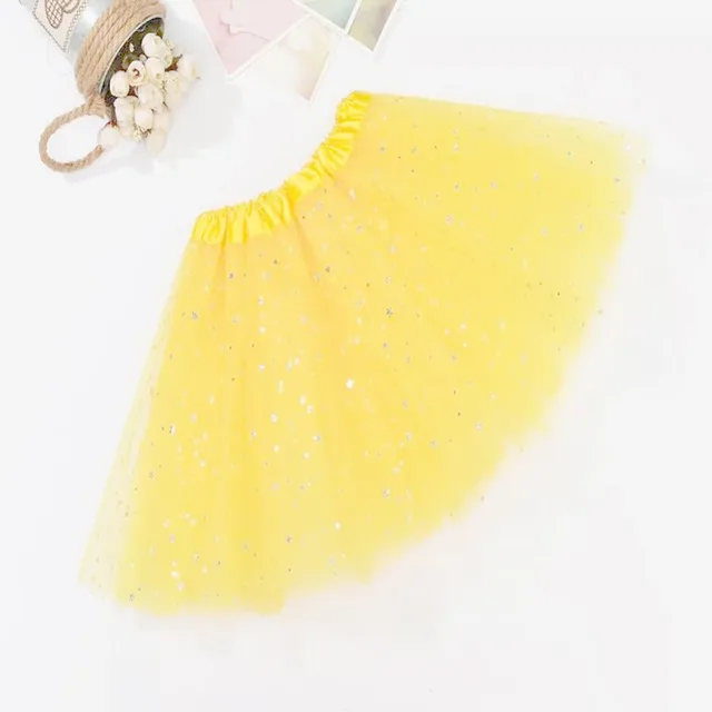 Robe Tutu Jaune Pour Fille - Costume Halloween Homme Des Cavernes Avec Bandeau - Idéal Fête, Anniversaire Ou Déguisement
