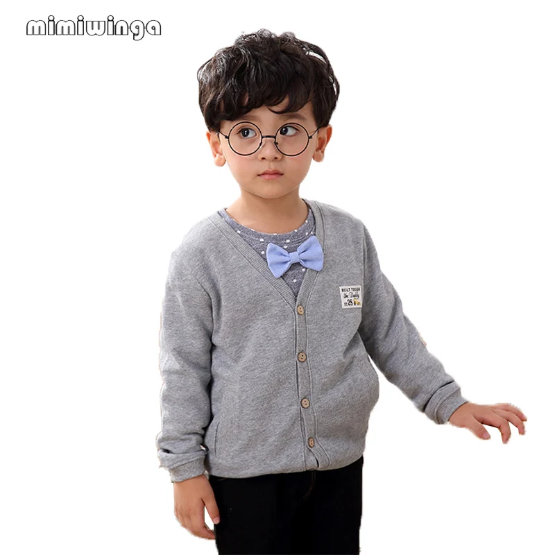 

Mimiwinga Spring Jacket For Kids 1-5 Years 2019 New Fashion Cartoon Letter Hoodies Boys Clothes Coat Long Sleeve Weave Tops