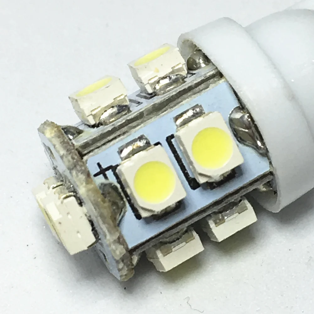 10pcs �ڵ��� Led �� T10 W5W 168 194 1210 10 SMD LED 3528 SMD ���� �ڵ��� �ڵ� Led ��� �Ķ��� ���� ���� ����Ʈ ���� ���� DC 12V