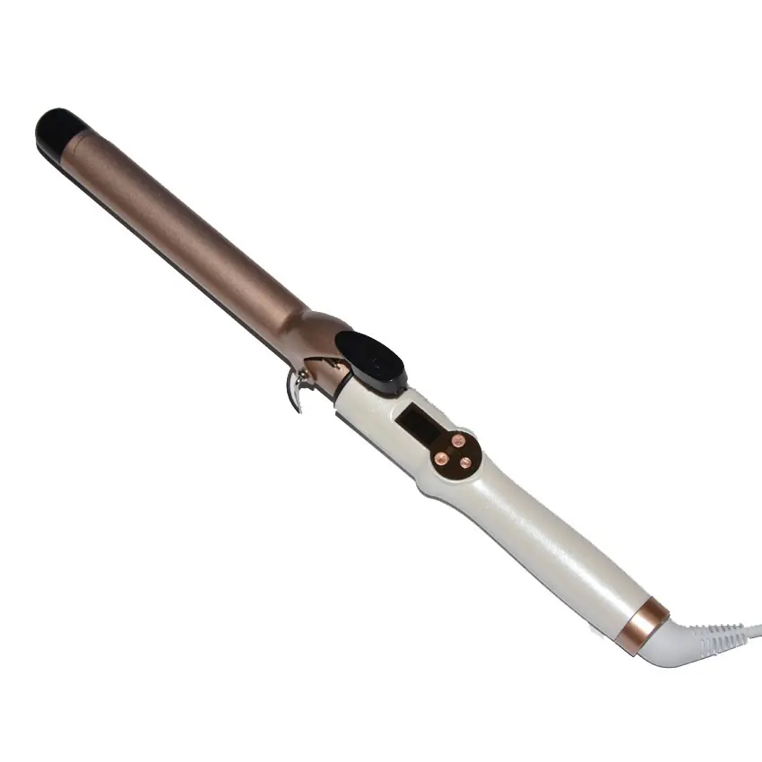 

Queenme Hot Sale Hair Curler Large Pear Head Ceramic Tapered Cone Curling Iron Tong Wand Roller Wave Hair Styling Tools