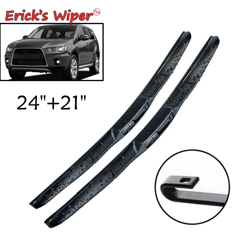 Erick's Wiper Front Hybrid Wiper Blades For Mitsubishi Outlander MK2