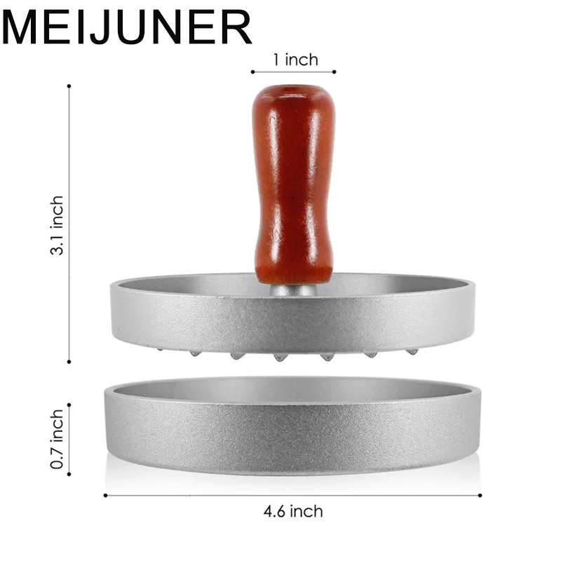Burger Press Burger Maker Meijuner Patty Press Forma de Hamburger Press Mold DIY Burger Producer