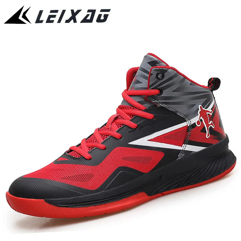 LEIXAG Men Basketball Shoes Breathable Basketball Games Sneakers