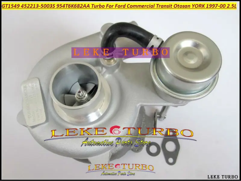 GT1549 452213-5003S 452213-0001 452213-0003 954T6K682AA Turbo Turbocharger For Ford Commercial Vehicle Transit van Otosan YORK 1997-00 2.5L TDI (7)