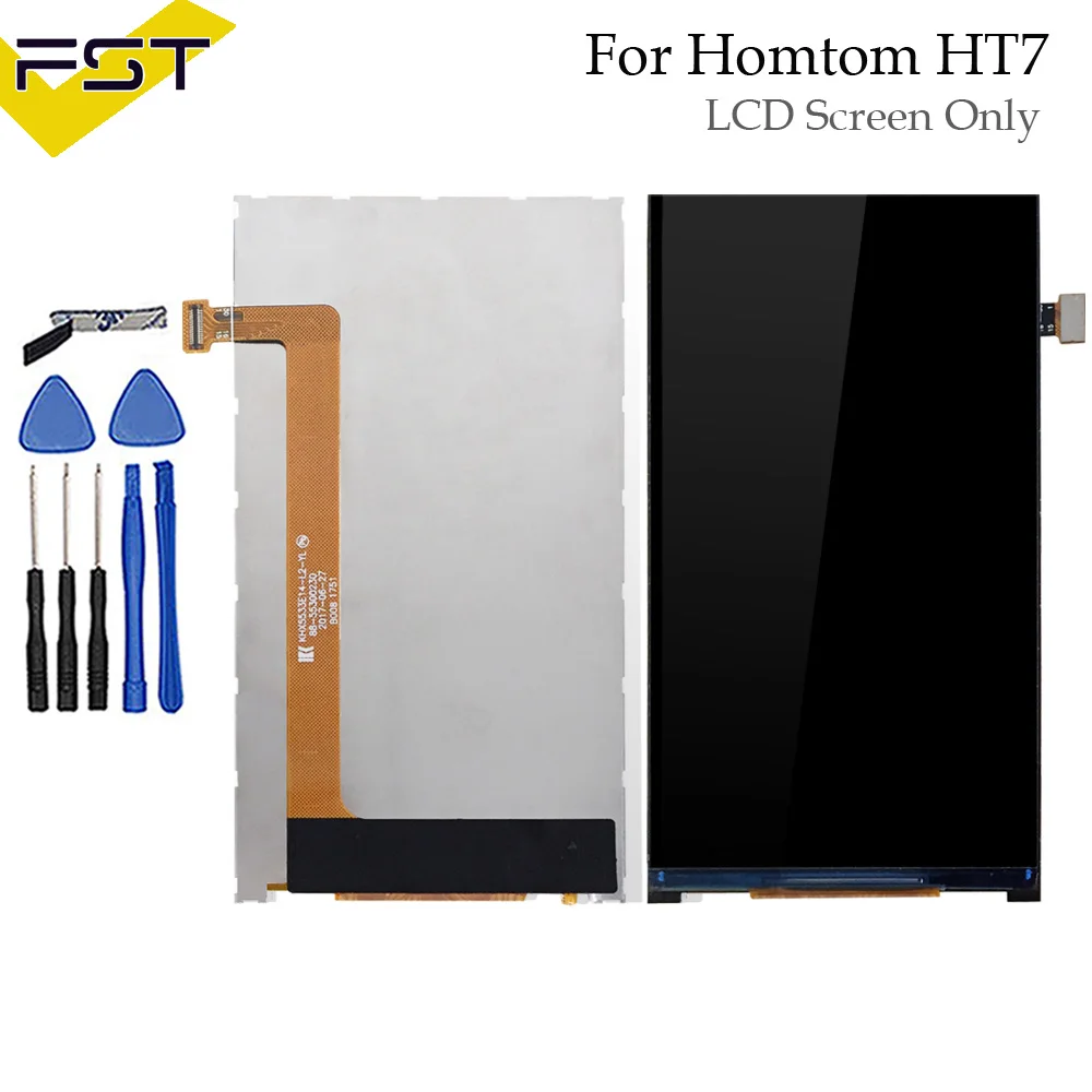 

High Quality For HOMTOM HT7 LCD Display Screen (without touchscreen) For HOMTOM ht 7 Lcd Screen+Track Number and Tools
