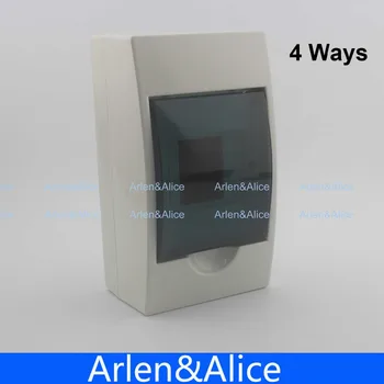 

2 - 4 ways Plastic distribution box for circuit breaker indoor on the wall