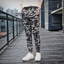 Модные камуфляжные брюки-карго в стиле сафари, армейские Панталоны с карманами, Длинные Мешковатые брюки Kanye West