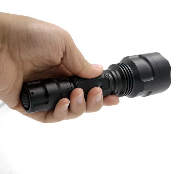 Портативный фонарик C8 cree XPL яркий светодиодный с теплым белым светом 3000K 1200 люмен