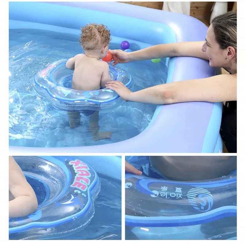 Плавательный круг для детей младенческой подмышки плавающий детский бассейн круг надувная, двойная плот кольца игрушки детские игрушки для игры в воде
