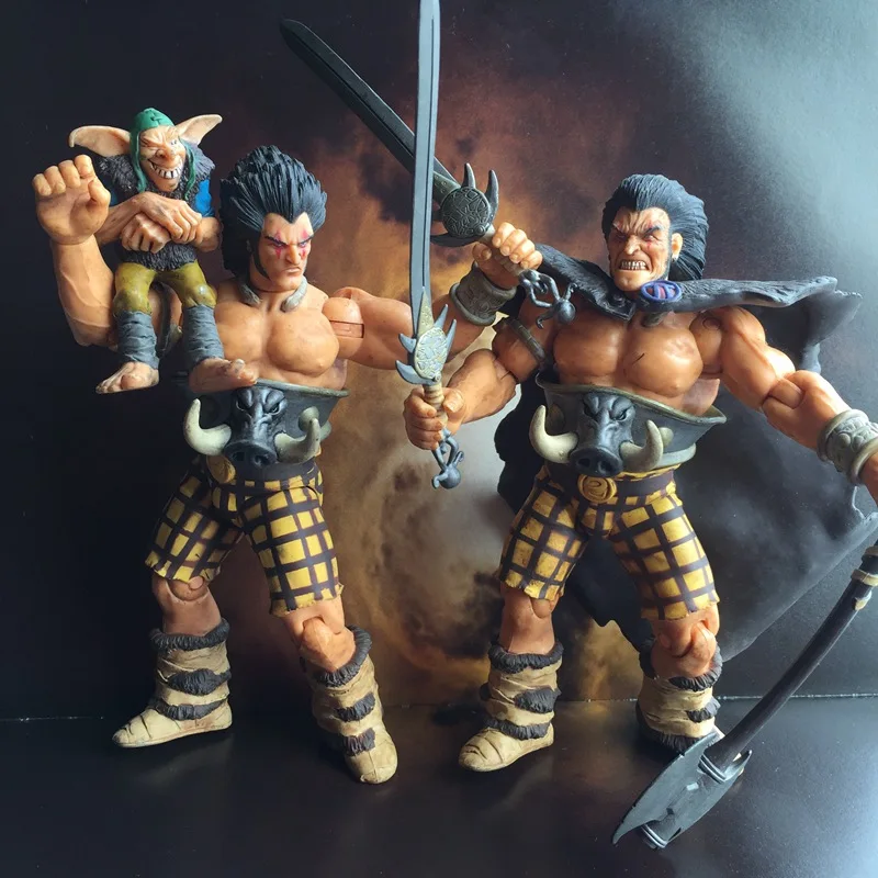 

90s Original Garage Kit 20cm Figurine 2000 AD Slain Ukko Collectible Action Figure Doll Model Loose Toy