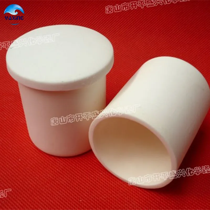 Цилиндрический тигель с крышкой диа50x60 мм 99.5% дюйма|ceramic crucible|crucible ceramic |