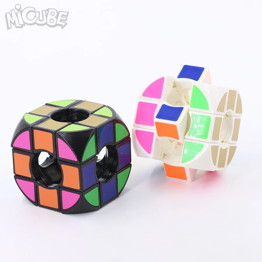 Micube округлые Void подложив Cube 3x3x3 Скорость Cube Cubo Magico развивающие игрушки Magic Cube Puzzle черный/белый