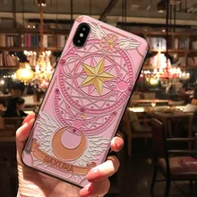 Чехол для телефона Sakura Card Captor для iPhone XS MAX XR Coque Мягкая силиконовая задняя накладка из ТПУ чехол для iPhone X 8 7 6S 6 Plus чехол Capa