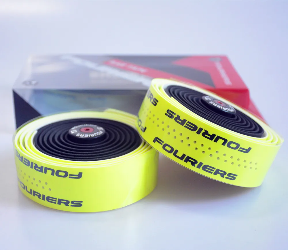 

Fouriers Road Bike Double colored bar tape PU material comfortable handlebar tapes