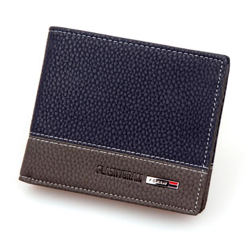 

Short Masculino Minimalist Wallet Mens Wallets Leather Bifold Money ID Credit Card Holder Coin Purse Portafoglio Uomo #5100