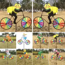 1 шт. милые 3D Животные на велосипеде ветряная мельница ветер вертушка сад газон двор Декор Детская игрушка