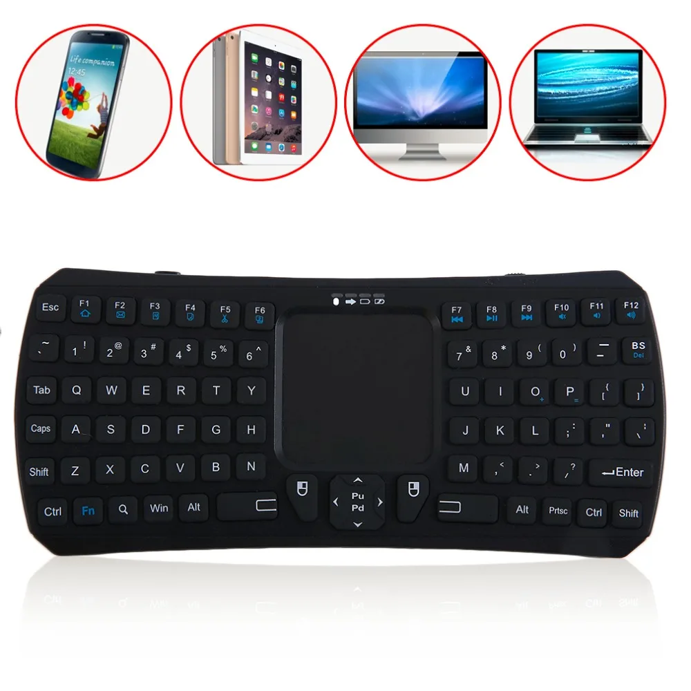 Professional Wireless Bluetooth Gaming Keyboard Touchpad Smart Phone