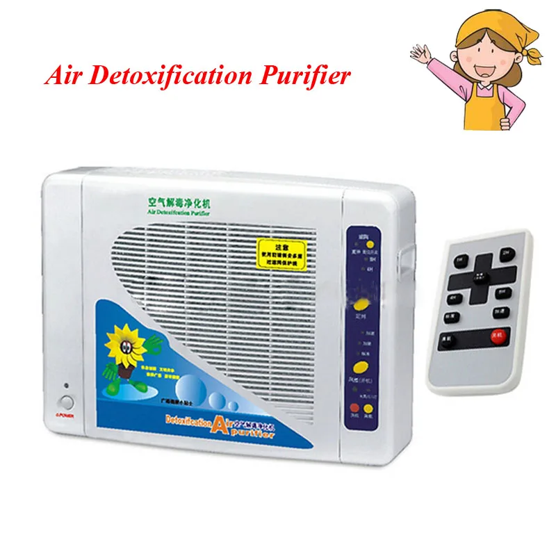 

Air Purifier with Negative Ion and Ozone Air Cleaning Filter with remote control Air Detoxification Purifier GL-2108
