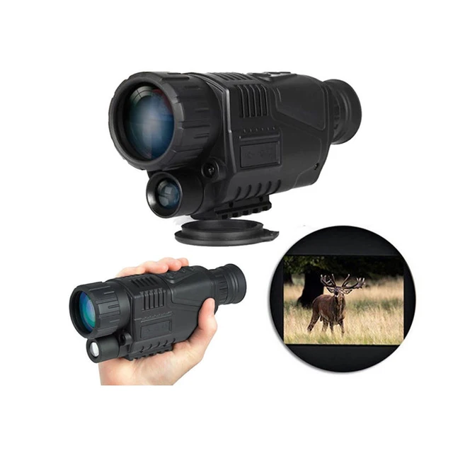 Cheap P1-0540 5x40 Infrared IR Digital Night Vision Monocular Scope 200 Meters 5MP Camera Video Photo + Inside 4GB SD Card RL29-0003