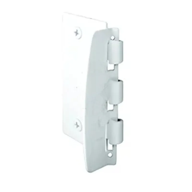 Flip Action Door Lock Reversible White Painted Steel Privacy Lock with Anti Lock Out Screw for