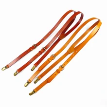 Подтяжки из воловьей кожи для мужчин и женщин