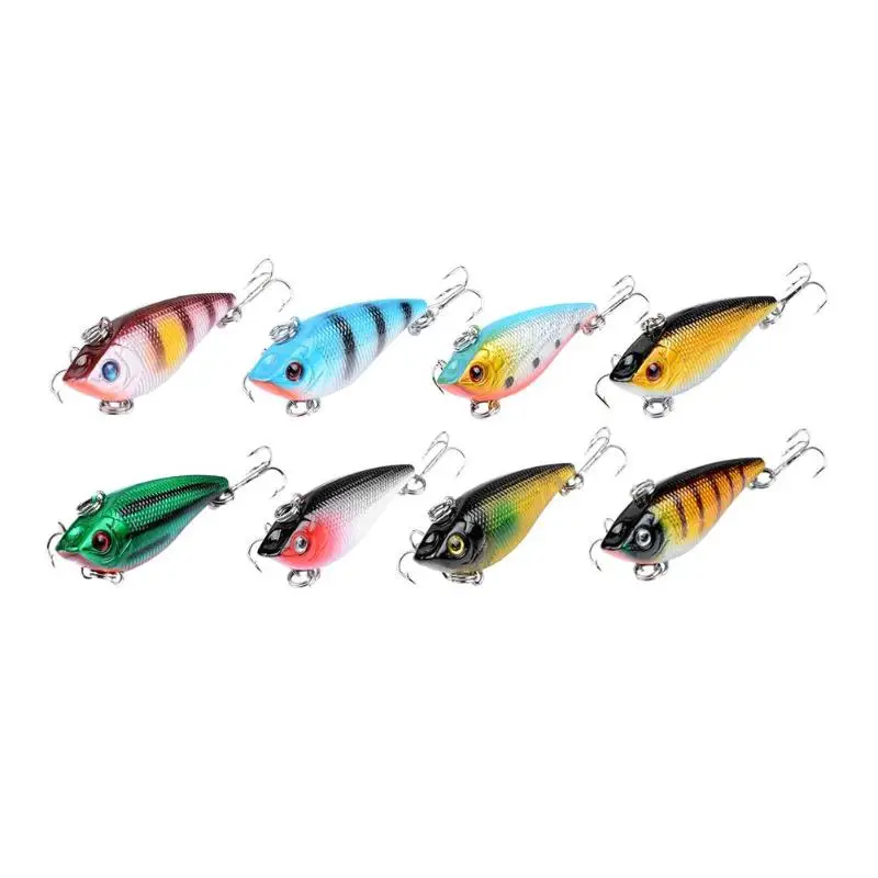 Minnow Artificial Fishing Lure 5cm 6g Crank Hard Bait artificial Wobblers VIB Full Swimming Layer Bass Fly Fishing Accessories