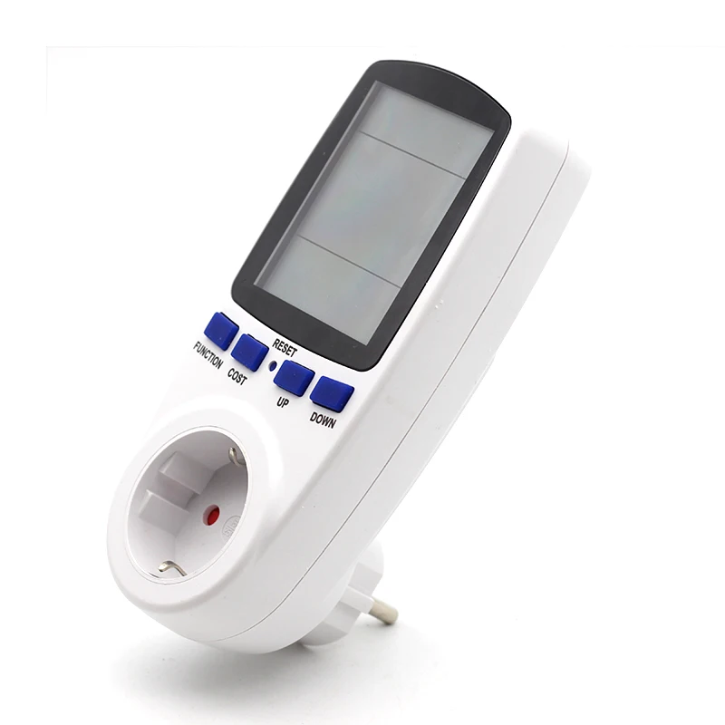 

EU Plug Digital Voltage Wattmeter Power Analyzer Electronic Power Meter Energy Meter Automatic Kwh Power Switch