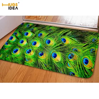 

HUGSIDEA Funny Animal Feather Carpet for Living Room Bedroom Modern Bathroom Rugs Creative Home Door Floor Alfombras Mat Tapete