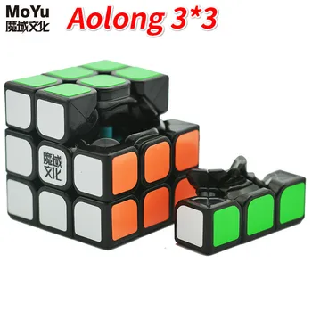 

Magic Cube Puzzle Moyu Aolong V2 3x3x3 Speed Magic Cube 3*3 Puzzle Magico Cubo Professional Competition Puzzle Cube