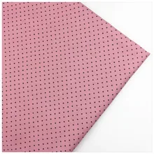 Syunss, темно-розовый 2 мм горошек печатных хлопчатобумажная ткань DIY Tissu лоскутное Telas Швейные Детские игрушки постельные принадлежности стеганая ткань ремесло Tecido