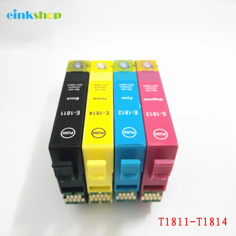 einkshop T1811 Ink Cartridge For Epson - T1814 Stylus XP212 XP215 XP312 XP315 XP412 XP415 XP102 XP202 XP205 XP302 XP305 | Компьютеры и