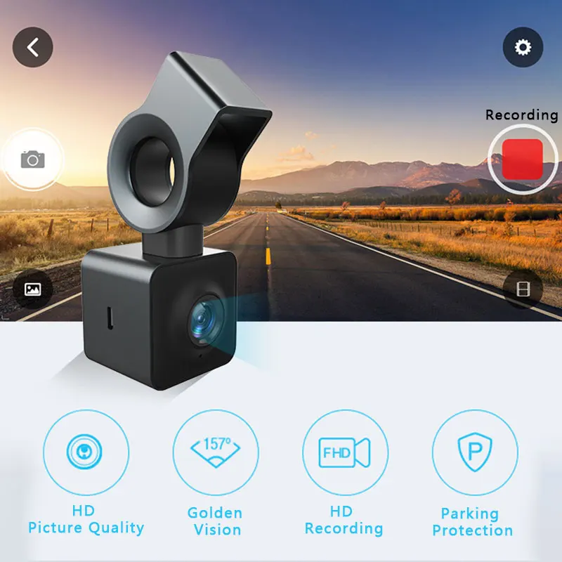 

Intelligent WiFi Driver Recorder HD Night Vision G-sensor 1080P Car DVR Dash Cam Camera Eal Time Surveillance