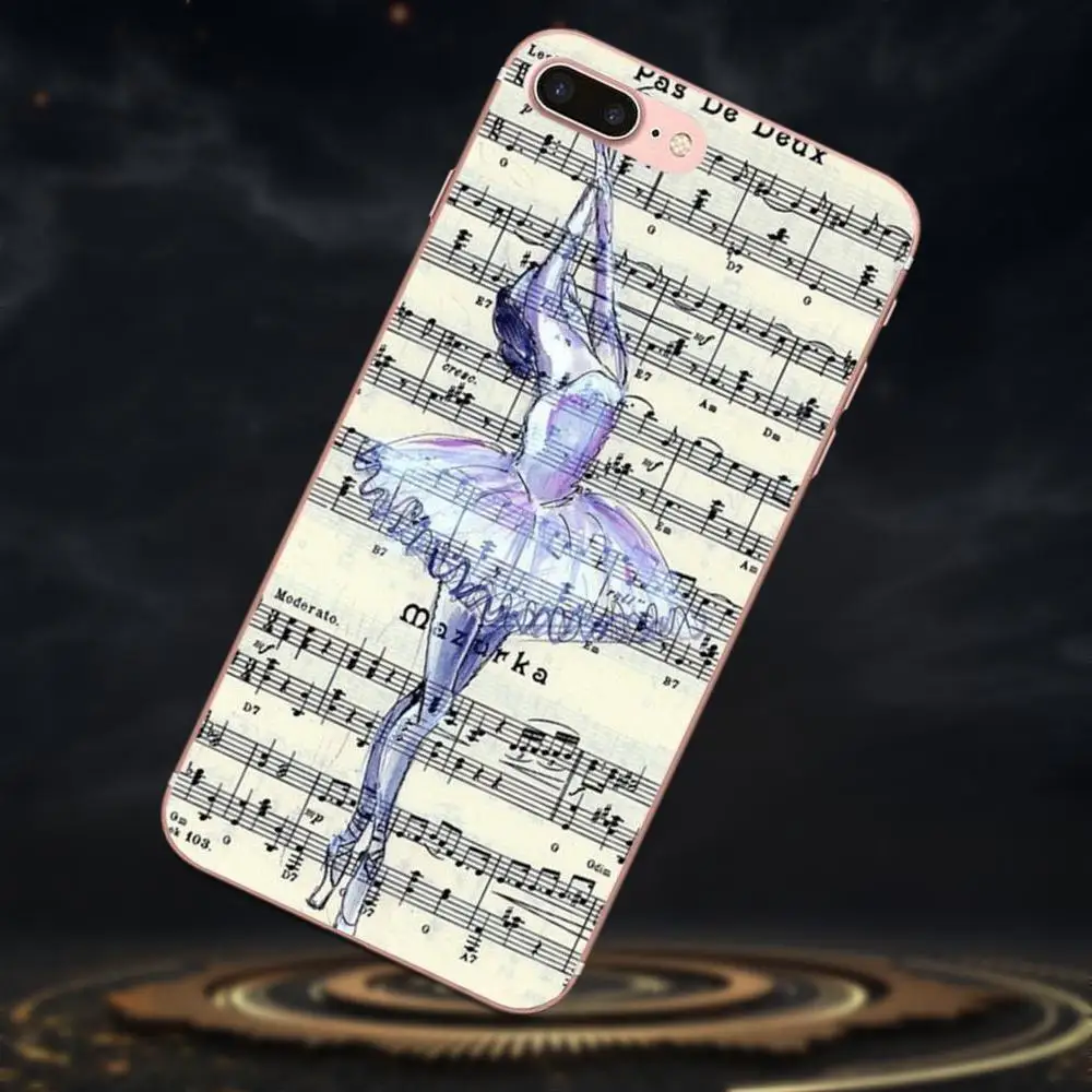 Для Samsung Galaxy Note 5 8 9 S3 S4 S5 S6 S7 S8 S9 S10 mini Edge Plus Lite TPU Phone Красивая балетная обувь для