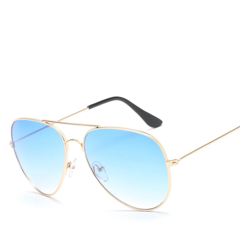 Роскошные поляризованных солнцезащитных очков Для женщин мужские Брендовая Дизайнерская обувь для вождения очки-авиаторы женские солнцезащитные очки для женщин UV400 очки - Цвет линз: Blue Ocean