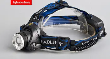 

Hot sale cree xml-T6 LED bike light waterproof rechargeable led headlamp for riding camping hunting